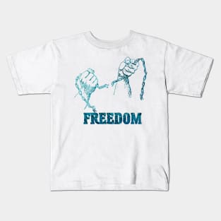 Break the Chains to FREEDOM Kids T-Shirt